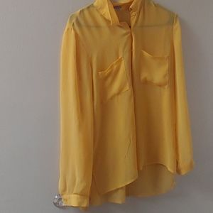 Yellow Button Down